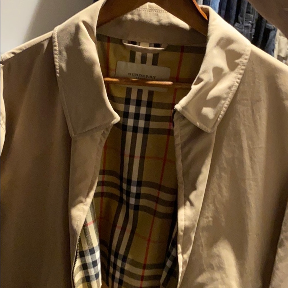 Burberry khakhi jacket
